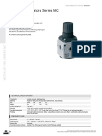 Pressure Regulators Series MC: Port 1/4", 3/8", 1/2" NPTF Modular