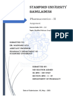 Modified Release Drug Delivery System