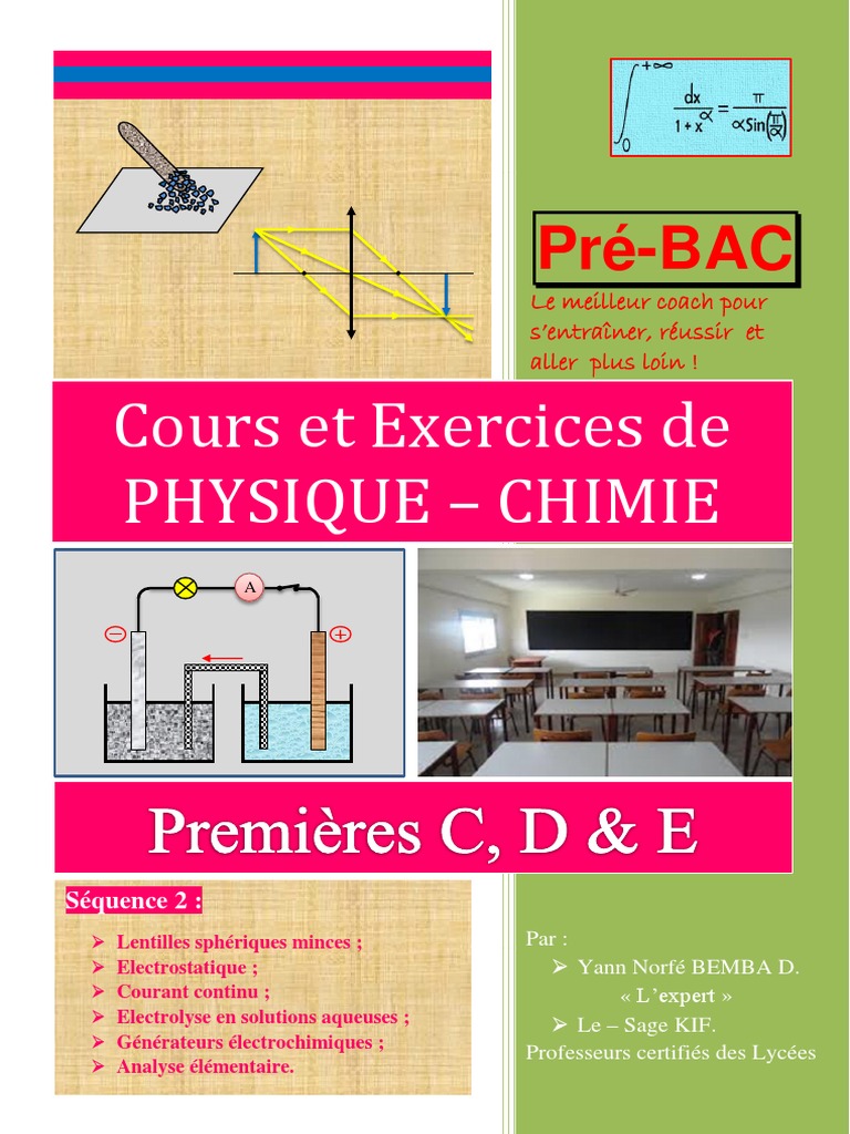 Dans Le Schema Ci contre Deux Ensembles Correspondants A Deux Centre SAVOIR & LOGIQUE Séq.2 PC (Terminale) - Copie | PDF | Œil humain |  Optique
