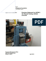 ASTM C-78, Pruebas de Flexión, Concreto de Aeródromo - C-78 Final Report (April 2010)