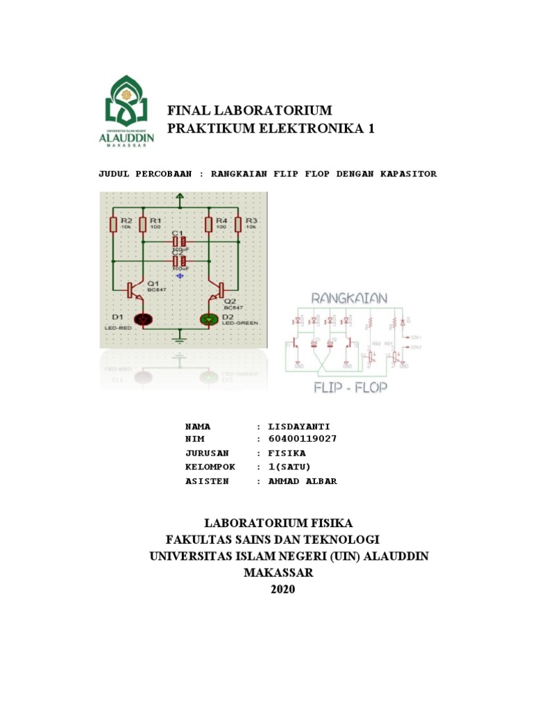 Final Rangkaian Flip Flop | PDF