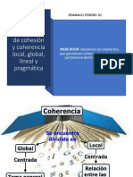 Elementos de Cohesión y Coherencia Local, Global, Lineal y Pragmática