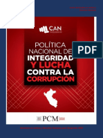 Lectura - Módulo I - Unidad II- Política Nacional de Integridad y Lucha Contra La Corrupción (1)