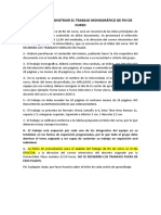 Pautas para Construir El Trabajo Monográfico de Fin de Curso