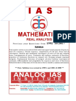 Mathematics: Analog Ias