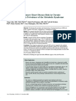 Characterizing Coronary Heart Disease Risk in Chronic Schizophrenia: High Prevalence of The Metabolic Syndrome