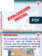 EVALUACION INICIAL Primeros Auxilios