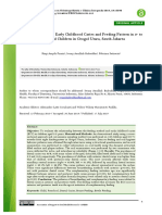 2019-Association Between Early Childhood Caries and Feeding Pattern in 3 - To 5-Year-Old Children in Grogol Utara, South Jakarta