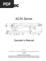 Altec AC45 Operators Manual