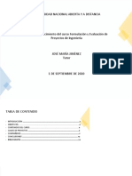 PDF Tarea 1 Fase 1 Reconocimiento Del Curso Formulacion y Evaluacion de Proyectos de Ingenieriapdf