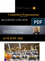 03. the Acm Icpc, Acpc, Ecpc
