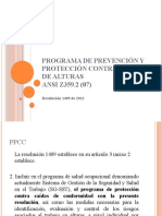 Programa de Prevención y Protección Contra Caídas de