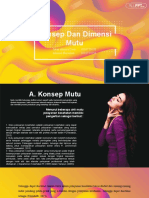 Konsep Dan Dimensi Mutu