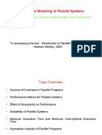 Analytical Modeling of Parallel Systems: Ananth Grama, Anshul Gupta, George Karypis, and Vipin Kumar