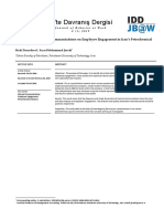 The Impact of Internal Communication On Employee Engagement in Iran's Petrochemical Industry