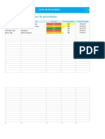 Planilla de Excel para El Manejo Del Tiempo