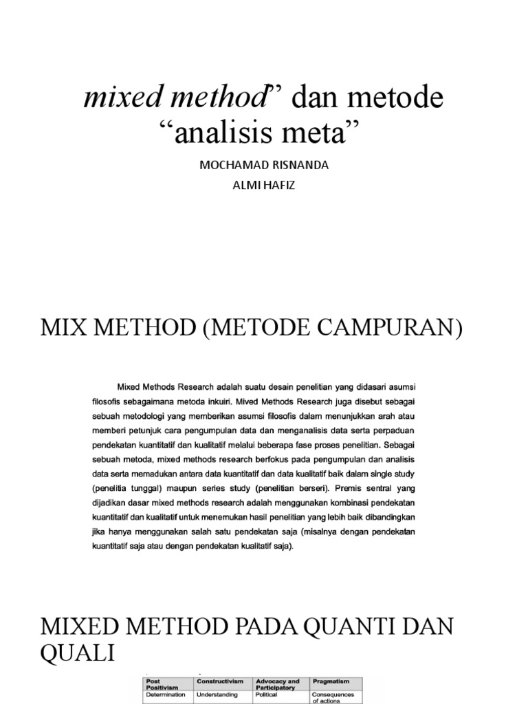 Mix Dan Meta | PDF | Pengembangan Diri | Sains & Matematika