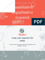 Quantitative &qualitative Research