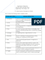 Unit 12.5 - Poetic Justice - Vocabulary