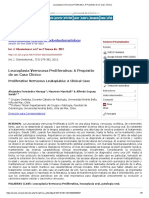 Leucoplasia Verrucosa Proliferativa - A Propósito de Un Caso Clínico