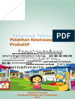 Buku Petunjuk Teknis Pelatihan Kewirausahaan Produktif - 2017