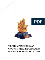 Pedoman Siddhakarya Dan Paramakarya 2018-2