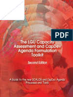 LGU Capacity Assessment and Development Agenda Formulation