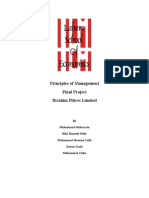 Principles of Management Term Project