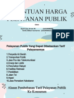 Penentuan Harga Pelayanan Publik