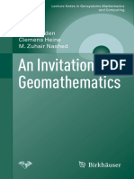 An Invitation To Geomathematics - Willi Freeden & Outros