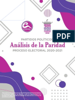 Partidos Políticos Selección Interna para La Postulación de Candidaturas Proceso Electoral 2020-2021