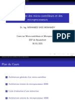 Chap - 01 - Architecture Des Microcontrôleurs Et Des Microprocesseurs