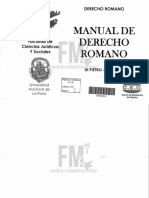 (504-01) Manual de Derecho Romano - Di Pietro y Lapieza Elli