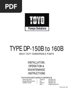 TYPE DP-150B To 160B: Installation, Operation & Maintenance Instructions