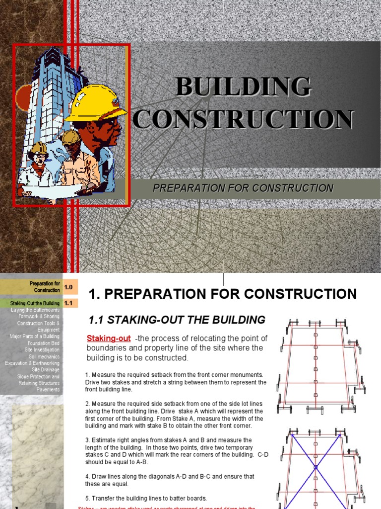 Construction Preparation Guide | PDF | Basement | Foundation (Engineering)
