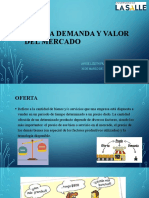 Oferta Demanda y Valor Del Mercado