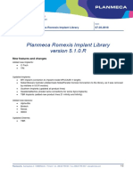 SW-202 Planmeca Romexis Implant Library 5.1.0.R