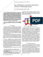 Dynamic Modeling A of Phosphoric Acid Fuel Cell (PAFC) and Its Power Conditioning System