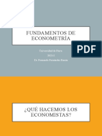 Fundamentos de Econometría: Universidad de Piura 2021-I Dr. Fernando Fernández Bazán