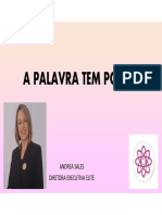 A Palavra Tem Poder Andrea Sales Diretora Executiva Elite