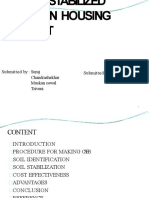 Use of Stabilized Block in Housing Projects