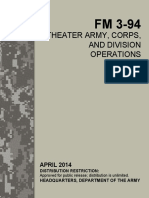Theater Army, Corps, and Division Operations: APRIL 2014