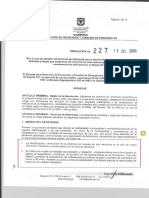 Resolucion227 de 2006