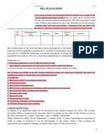 Bill of Quantities Bill of Quantities (BOQ) :: Specification, Quantity & Costing of Buildings Unit 3