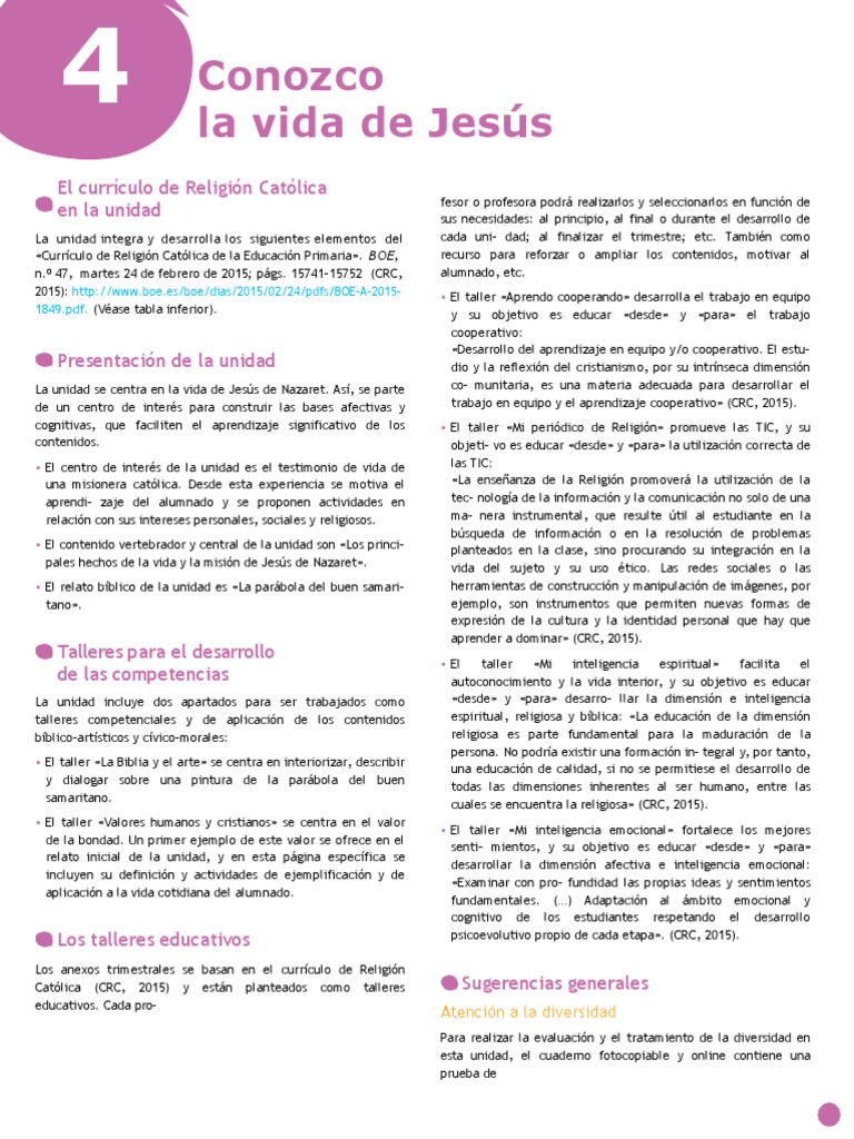 La Vida de Jesús para Niños | PDF | Jesús | Cristo (título)