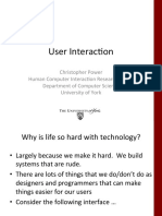 UCDE Lecture 05 - User Interaction