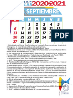 Calendario Escolar 20-21