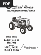 WheelHorse Manual transmissions service manual | Gear | Transmission
