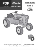 Download WheelHorse Raider 12 owners manual 1-6231_357 by Kevins Small Engine and Tractor Service SN50698913 doc pdf