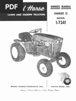 Download WheelHorse Charger 12 Manual 1-7241-P by Kevins Small Engine and Tractor Service SN50698916 doc pdf